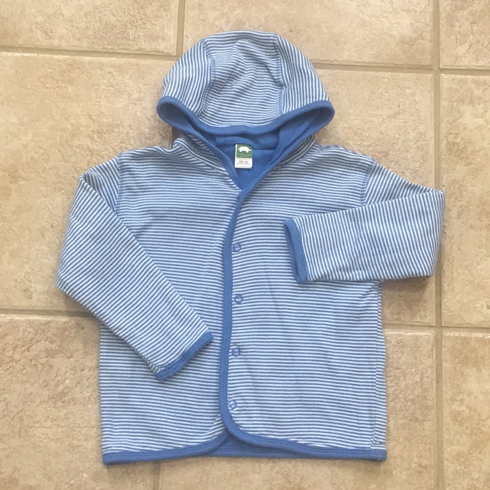 Precious Cargo Boys Striped Reversible Jacket
